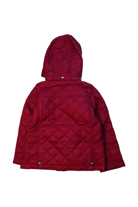 A Burgundy Puffer/Quilted Coats & Outerwear from Burberry in size 2T for neutral. (Back View)