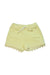 A Yellow Shorts from Chloe in size 6T for girl. (Front View)