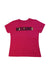 A Pink Short Sleeve T Shirts from Moschino in size 4T for neutral. (Front View)