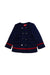 A Navy Coats from Ferrari in size 4T for neutral. (Front View)