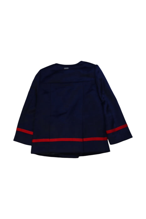A Navy Coats from Ferrari in size 4T for neutral. (Back View)