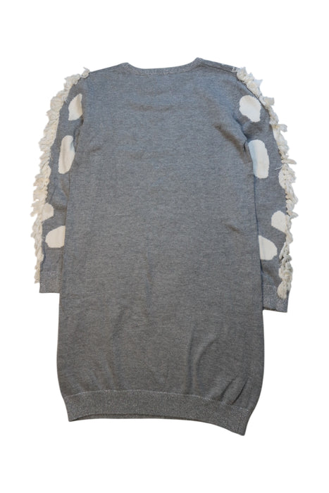 A Grey Sweater Dresses from Little Marc Jacobs in size 8Y for girl. (Back View)