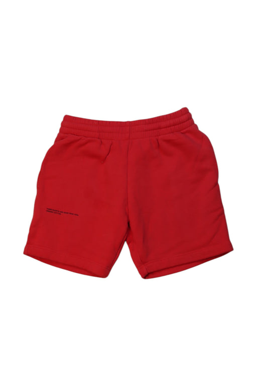 A Red Shorts from Pangaia in size 3T for neutral. (Front View)