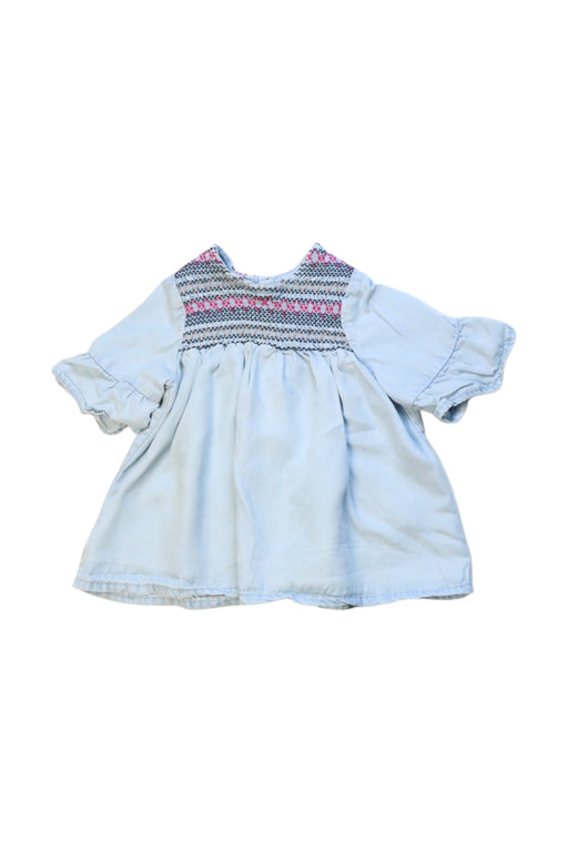A White Long Sleeve Dresses from Seed in size 12-18M for girl. (Front View)