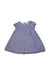 A Blue Short Sleeve Dresses from Bout'Chou in size 12-18M for girl. (Front View)