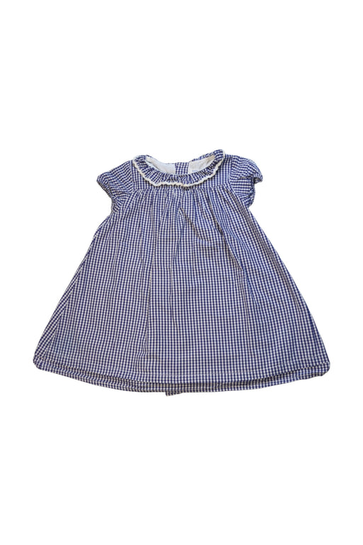 A Blue Short Sleeve Dresses from Bout'Chou in size 12-18M for girl. (Front View)