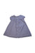 A Blue Short Sleeve Dresses from Bout'Chou in size 12-18M for girl. (Back View)