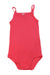 A Red Sleeveless Bodysuits from Petit Bateau in size 18-24M for neutral. (Front View)