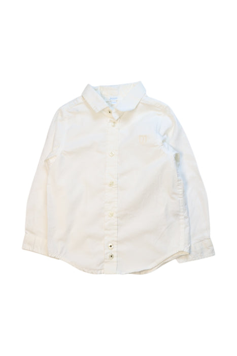 A White Long Sleeve Shirts from Jacadi in size 18-24M for neutral. (Front View)
