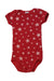 A Red Short Sleeve Bodysuits from Petit Bateau in size 18-24M for neutral. (Front View)
