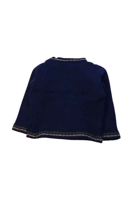 A Navy Sweater Dresses from Bonpoint in size 2T for girl. (Back View)