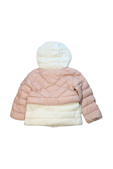 A Pink Puffer/Quilted Coats & Outerwear from Moncler in size 2T for neutral. (Back View)