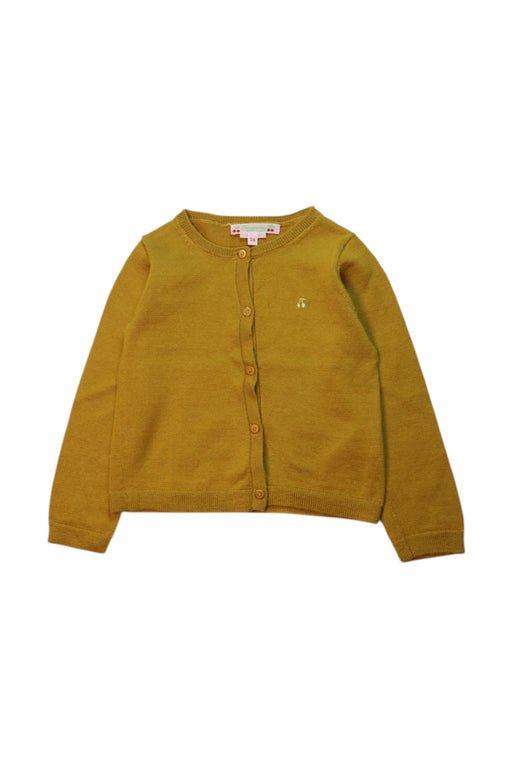 A Yellow Cardigans from Bonpoint in size 2T for girl. (Front View)