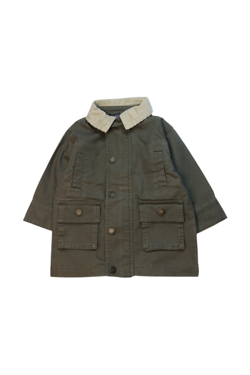A Green Coats from Polo Ralph Lauren in size 2T for neutral. (Front View)