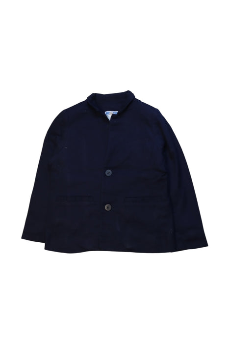 A Navy Blazers from Jacadi in size 4T for boy. (Front View)