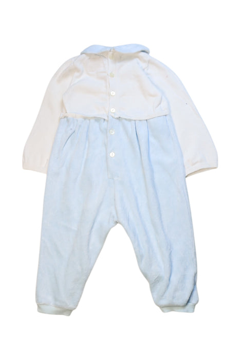 A Blue Long Sleeve Bodysuits from Emile et Rose in size 6-12M for neutral. (Back View)