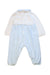 A Blue Long Sleeve Bodysuits from Emile et Rose in size 6-12M for neutral. (Back View)