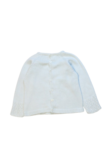 A White Long Sleeve Tops from Wedoble in size 6-12M for neutral. (Back View)