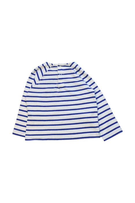 A Navy Long Sleeve Tops from Petit Bateau in size 6-12M for neutral. (Back View)