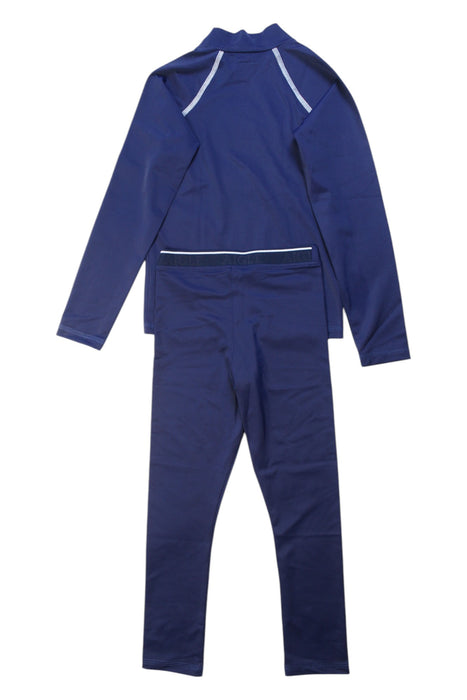 A Navy Swim Sets from Aigle in size 5T for boy. (Back View)