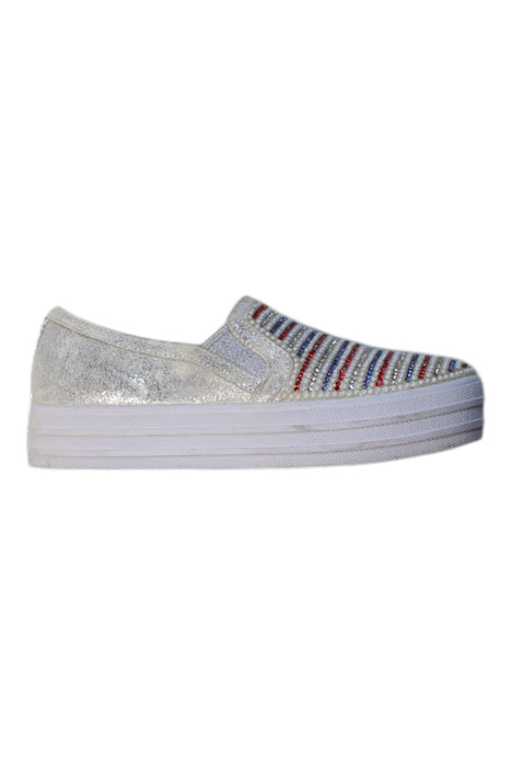 A Multicolour Slip Ons from Skechers in size 6T for girl. (Front View)