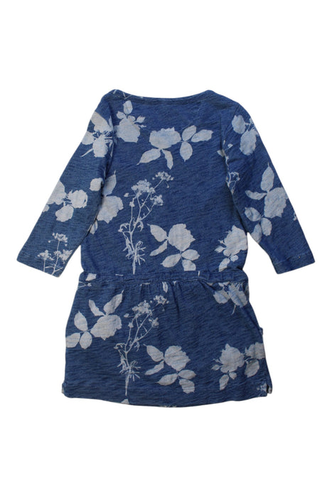 A Blue Long Sleeve Dresses from Crewcuts in size 6T for girl. (Back View)