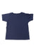 A Navy Short Sleeve T Shirts from Monica + Andy in size 4T for girl. (Back View)
