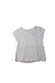 A White Short Sleeve T Shirts from Kingkow in size 6T for girl. (Front View)