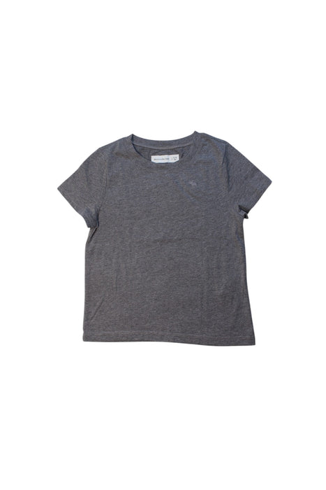 A Grey Short Sleeve T Shirts from Abercrombie & Fitch in size 5T for neutral. (Front View)