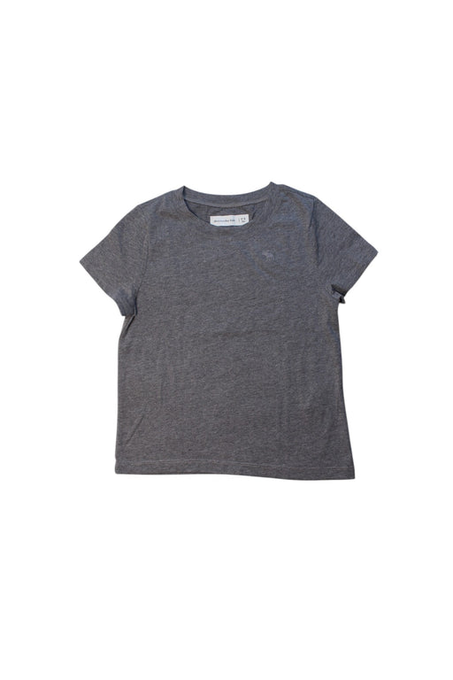 A Grey Short Sleeve T Shirts from Abercrombie & Fitch in size 5T for neutral. (Front View)
