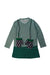 A Green Sweater Dresses from Wafflish Waffle in size 5T for girl. (Front View)