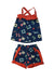 A Multicolour Shorts Sets from Moody Tiger in size 6T for girl. (Front View)