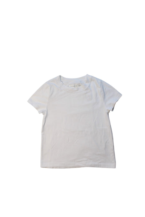 A White Short Sleeve T Shirts from Abercrombie & Fitch in size 5T for neutral. (Front View)