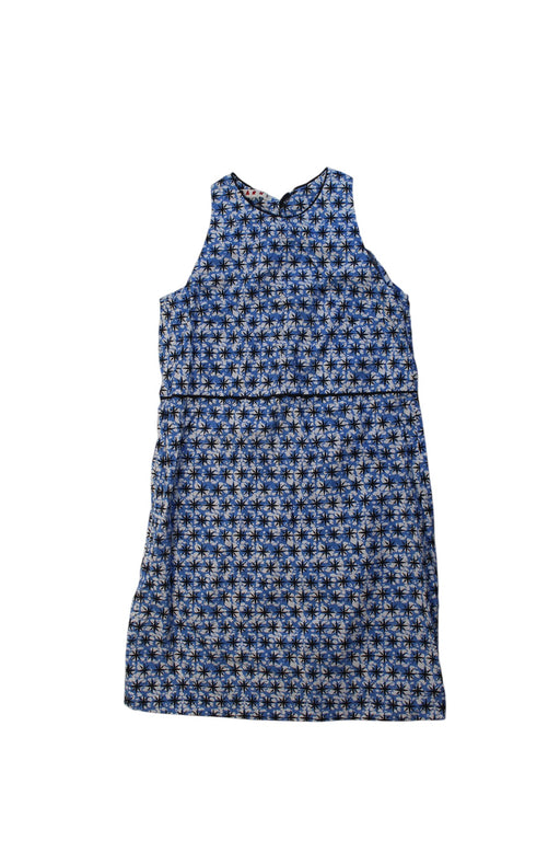 A Blue Sleeveless Dresses from Marni in size 6T for girl. (Front View)