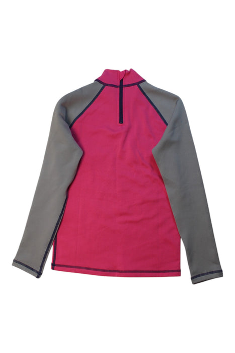 A Pink Rash Guards from Minnex in size 12Y for girl. (Back View)