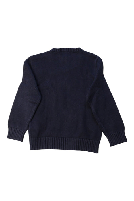 A Navy Knit Sweaters from Polo Ralph Lauren in size 4T for boy. (Back View)
