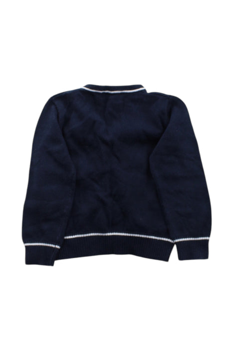 A Navy Cardigans from Trussardi in size 12-18M for neutral. (Back View)