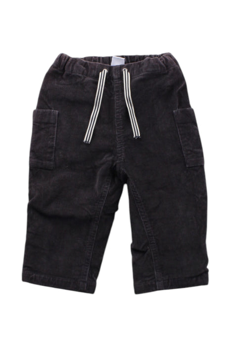 A Black Casual Pants from Petit Bateau in size 6-12M for neutral. (Front View)