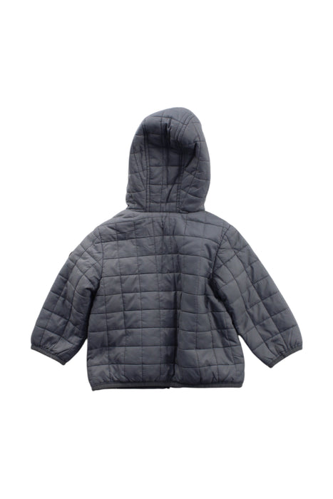 A Grey Puffer/Quilted Coats & Outerwear from Petit Bateau in size 6-12M for neutral. (Back View)