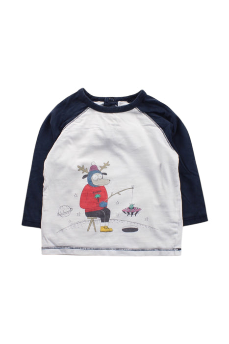 A Navy Long Sleeve T Shirts from Little Marc Jacobs in size 12-18M for neutral. (Front View)