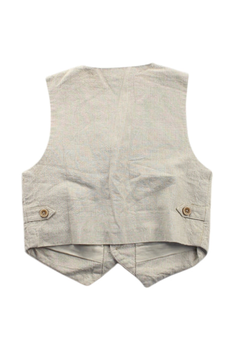 A Beige Dress Up Vests from Janie & Jack in size 2T for boy. (Back View)