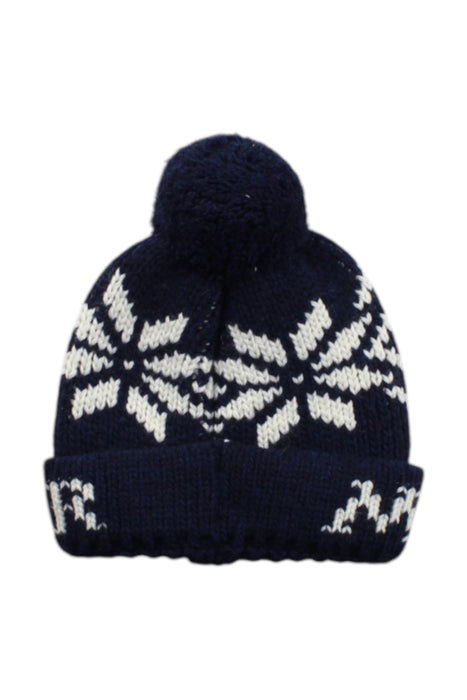 A Navy Winter Hats from Moncler in size 10Y for neutral. (Back View)