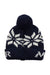 A Navy Winter Hats from Moncler in size 10Y for neutral. (Back View)