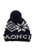 A Navy Winter Hats from Moncler in size O/S for girl. (Front View)