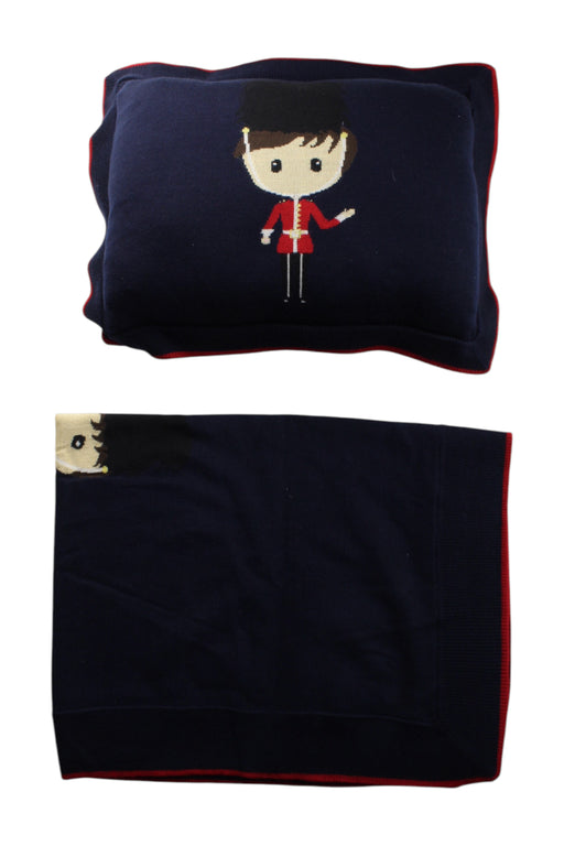 A Navy Blankets from Nicholas & Bears in size O/S for neutral. (Front View)