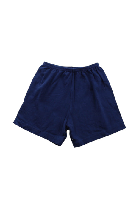 A Navy Shorts from Petit Bateau in size 6T for neutral. (Front View)