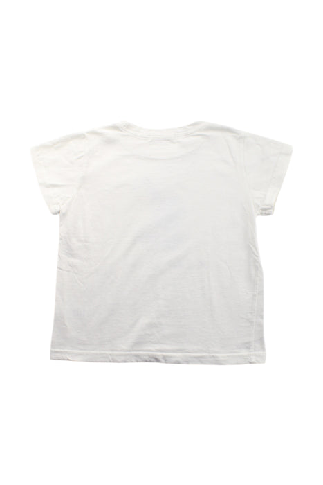 A White Short Sleeve T Shirts from Monbebe in size 5T for neutral. (Back View)