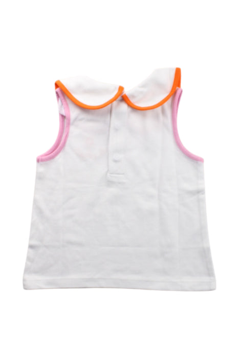 A White Sleeveless Tops from Jacadi in size 3T for girl. (Back View)