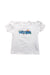 A White Short Sleeve Tops from Moschino in size 3T for girl. (Front View)