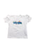 A White Short Sleeve Tops from Moschino in size 3T for girl. (Front View)